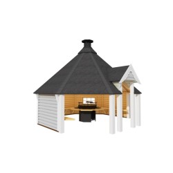 Otwarta wiata grillowa 14,9m2