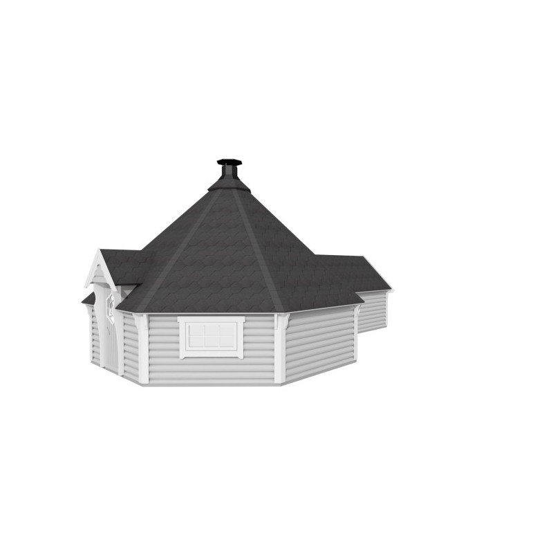 Domek grillowy 25m2 + dobudówka 3m2