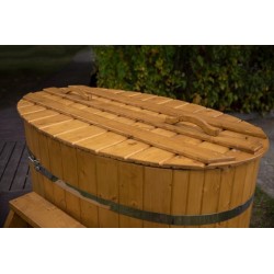 Owalna balia ogrodowa 1,5x0,85m