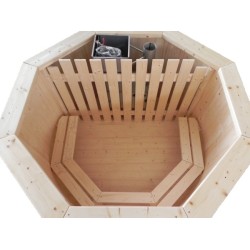 Balia ogrodowa śr. 1,9m z piecem wewnętrznym