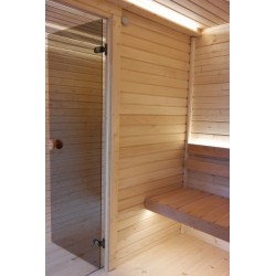 Sauna Aurora 3,3x2,4m z przebieralnią