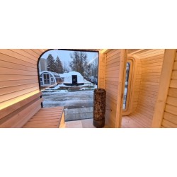 Sauna Aurora 3,3x2,4m z przebieralnią