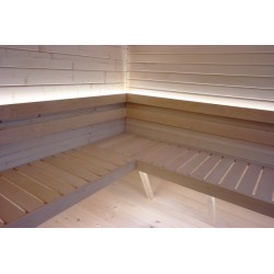 Sauna Aurora 3,3x2,4m z przebieralnią