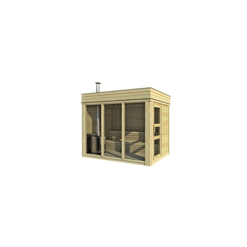 Sauna Kostka 2x3m