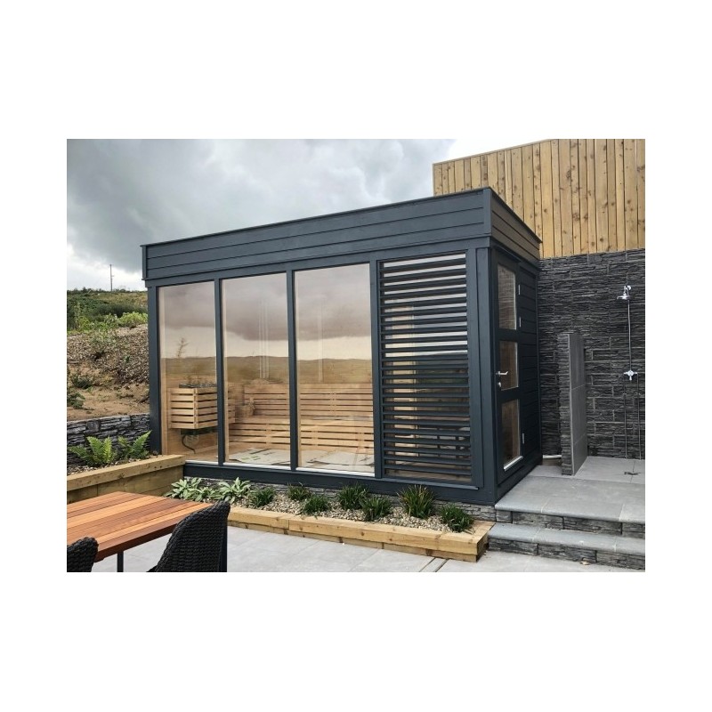 Sauna Kostka 2x4m z przebieralnią