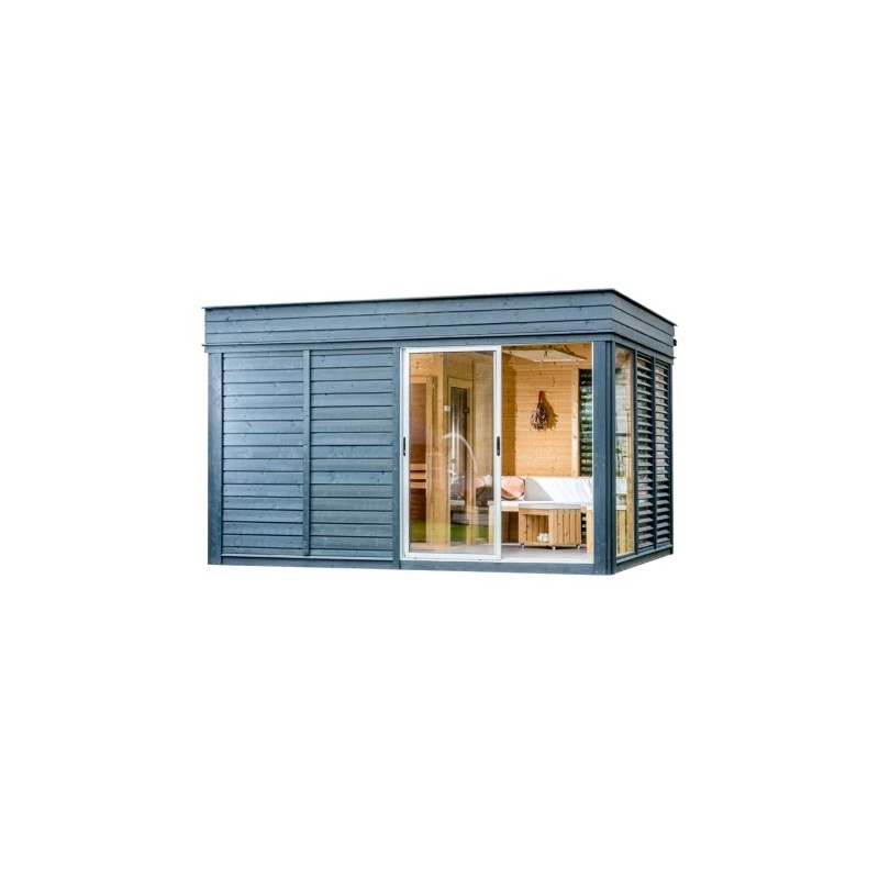 Sauna Kostka 3x4m z przedsionkiem