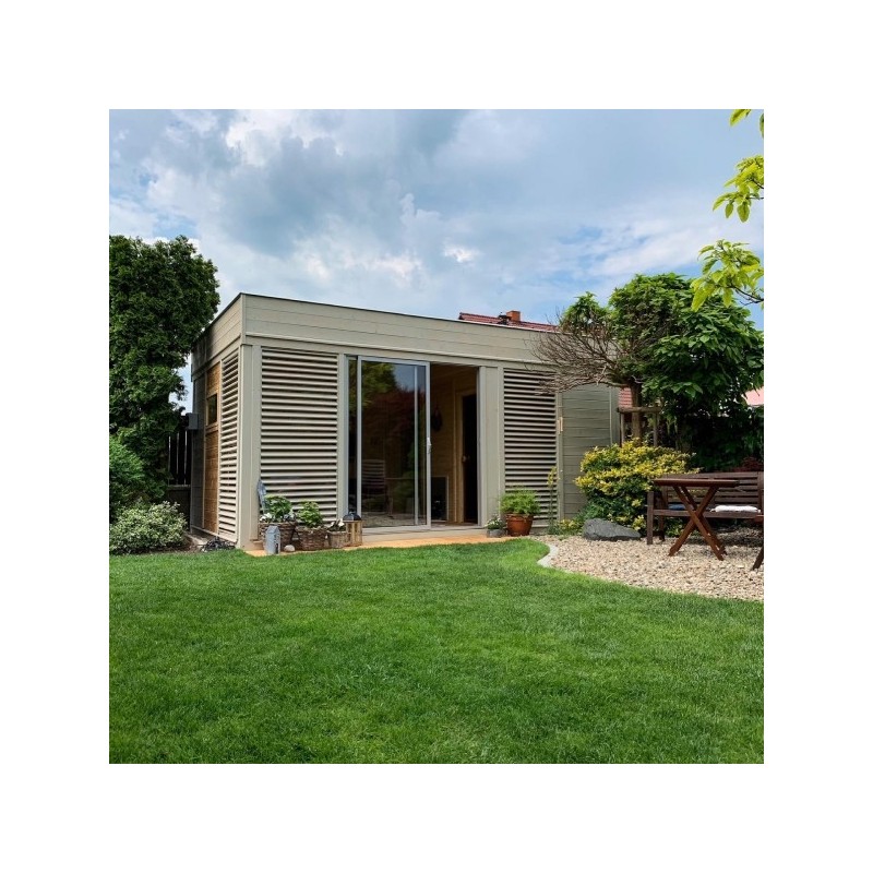 Sauna Kostka 3x5m z przedsionkiem