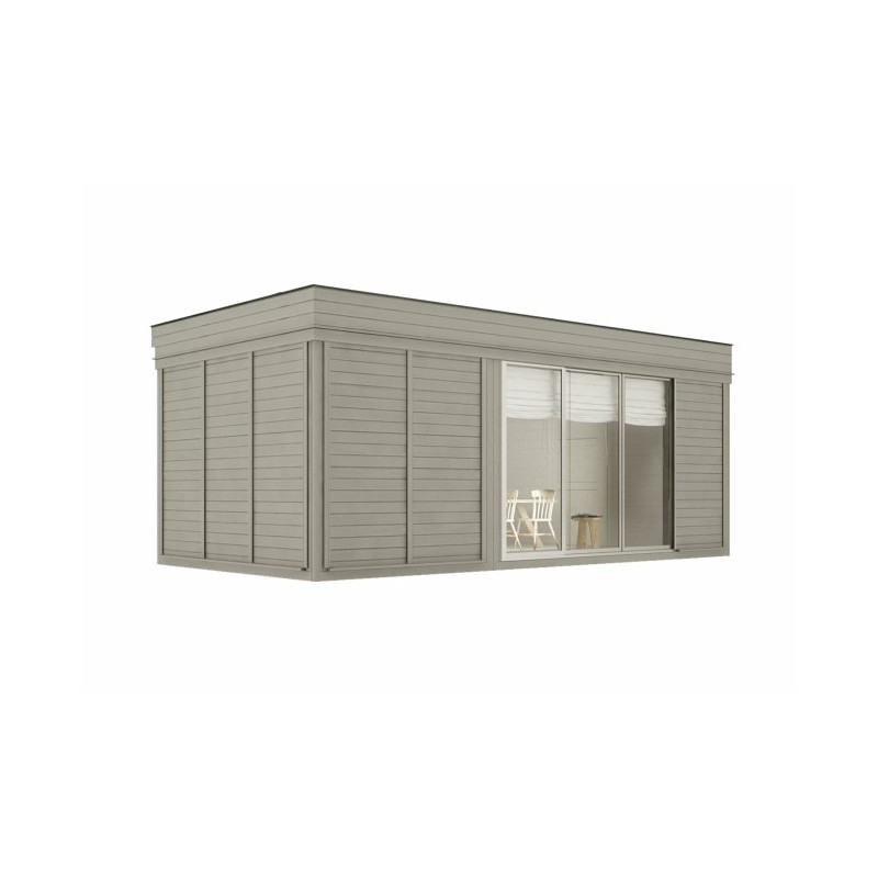 Sauna Kostka 3x6m z przedsionkiem