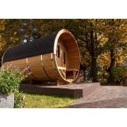 Sauna Beczka śr. 2,2x3,5m