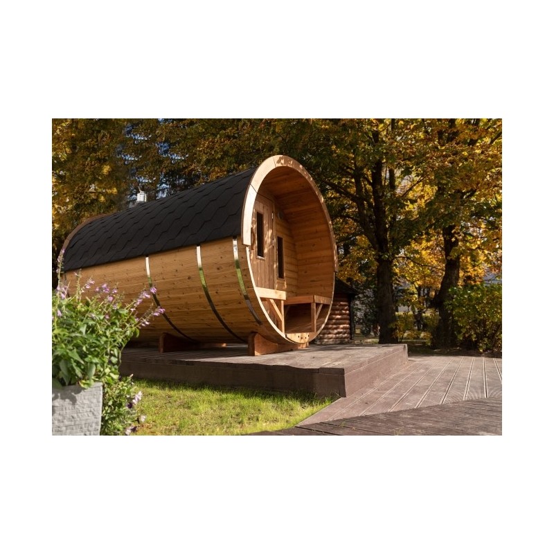 Sauna Beczka śr. 2,2x3,5m