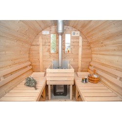 Sauna Beczka śr. 2,2x4m