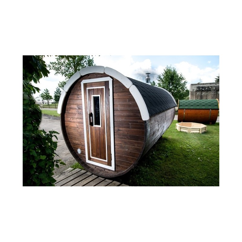Sauna Beczka śr. 2,2x4m