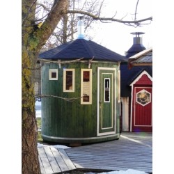 Pionowa Sauna Beczka