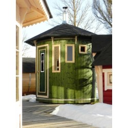 Pionowa Sauna Beczka