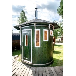 Pionowa Sauna Beczka