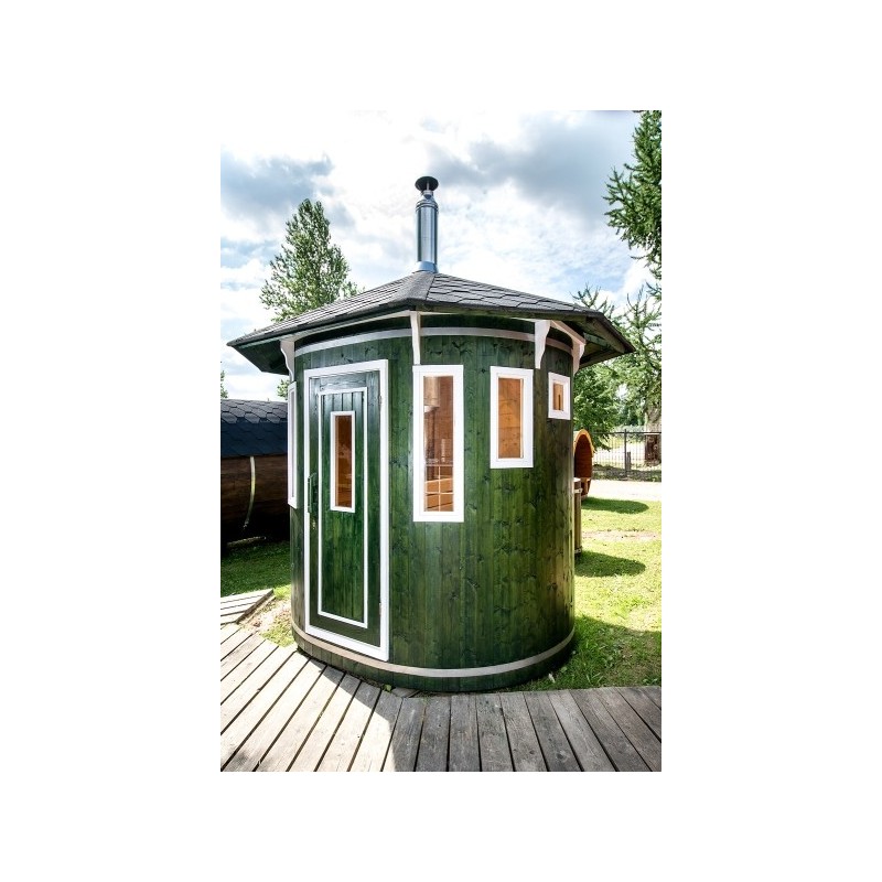 Pionowa Sauna Beczka