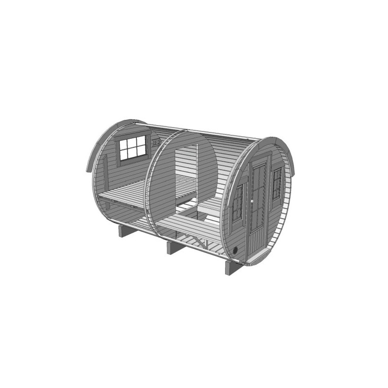 Beczka sypialniana Freya śr. 2,2x3,3m