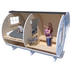 Beczka sypialniana Freya śr. 2,2x3,3m