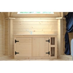 Domek kempingowy Alta 9,2m2 z dwoma dobudówkami