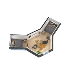 Domek kempingowy Alta 9,2m2 z dwoma dobudówkami