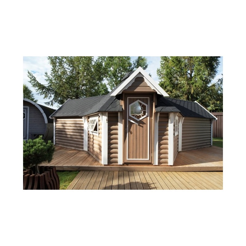 Domek kempingowy Alta 9,2m2 z dwoma dobudówkami