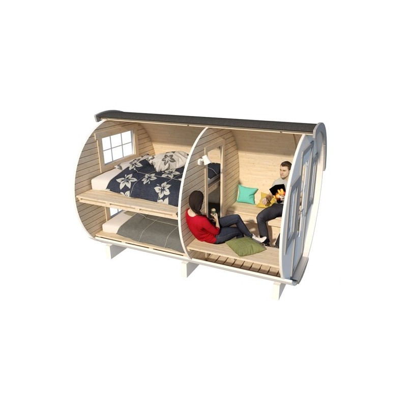 Beczka Sypialniana Nora śr. 2,2x3,3m