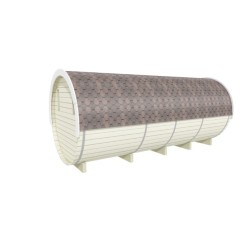 Beczka sypialniana Inga śr. 2,2x5,4m