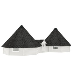 Podwójny domek kempingowy...