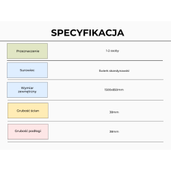 Owalna balia ogrodowa 1,5x0,85m