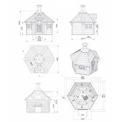 Domek grillowy 4,5m2
