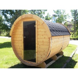 Sauna Beczka śr. 2,2x3,5m
