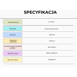 Sauna Beczka śr. 2,2x3,5m