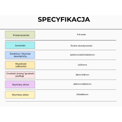 Sauna Beczka śr. 2,2x3m