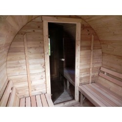 Sauna Beczka śr. 1,9x3,5m