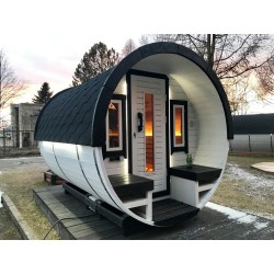 Sauna Beczka śr. 1,9x3,5m