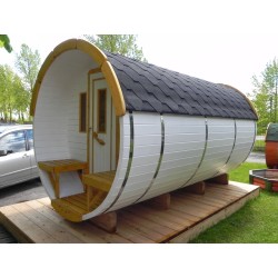 Sauna Beczka 1,9x3m