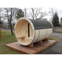 Sauna Beczka 1,9x3m