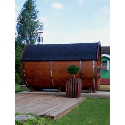 Sauna Beczka śr. 1,9x2,5m