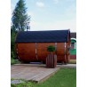 Sauna Beczka śr. 1,9x2,5m