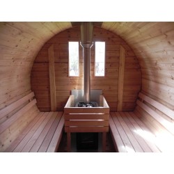 Sauna Beczka śr. 1,9x2,5m