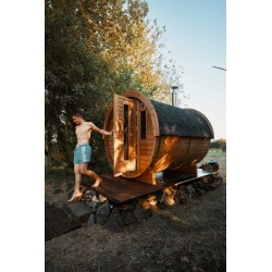 Sauna Beczka śr. 1,9x2,5m