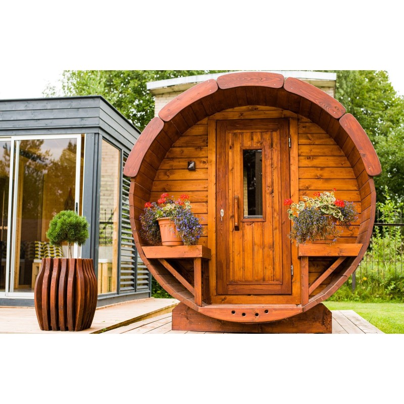 Sauna Beczka śr. 1,9x2,5m