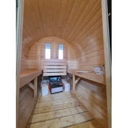 Sauna Beczka śr. 1,9x2m