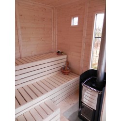 Sauna Kostka 3x4m z przedsionkiem