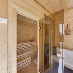 Sauna Kostka 3x4m z przedsionkiem