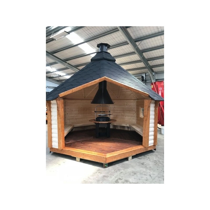 Nordycka otwarta wiata grillowa 9,2m2