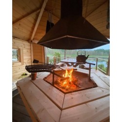 Nordycka otwarta wiata grillowa 9,2m2