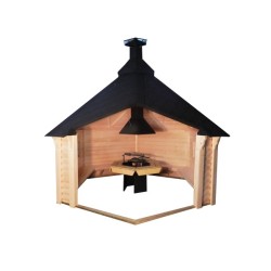 Nordycka otwarta wiata grillowa 9,2m2